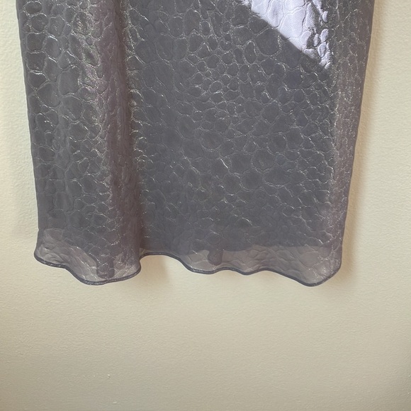 Cowl neck low back glistening midi dress - Picture 8 of 16